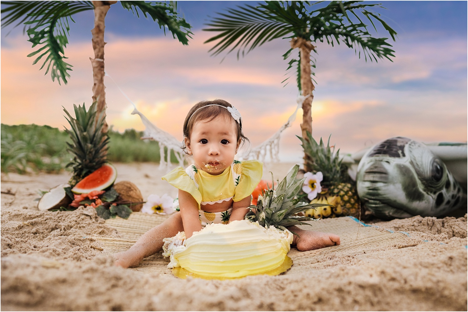 1st birthday cake smash organic moments photography
