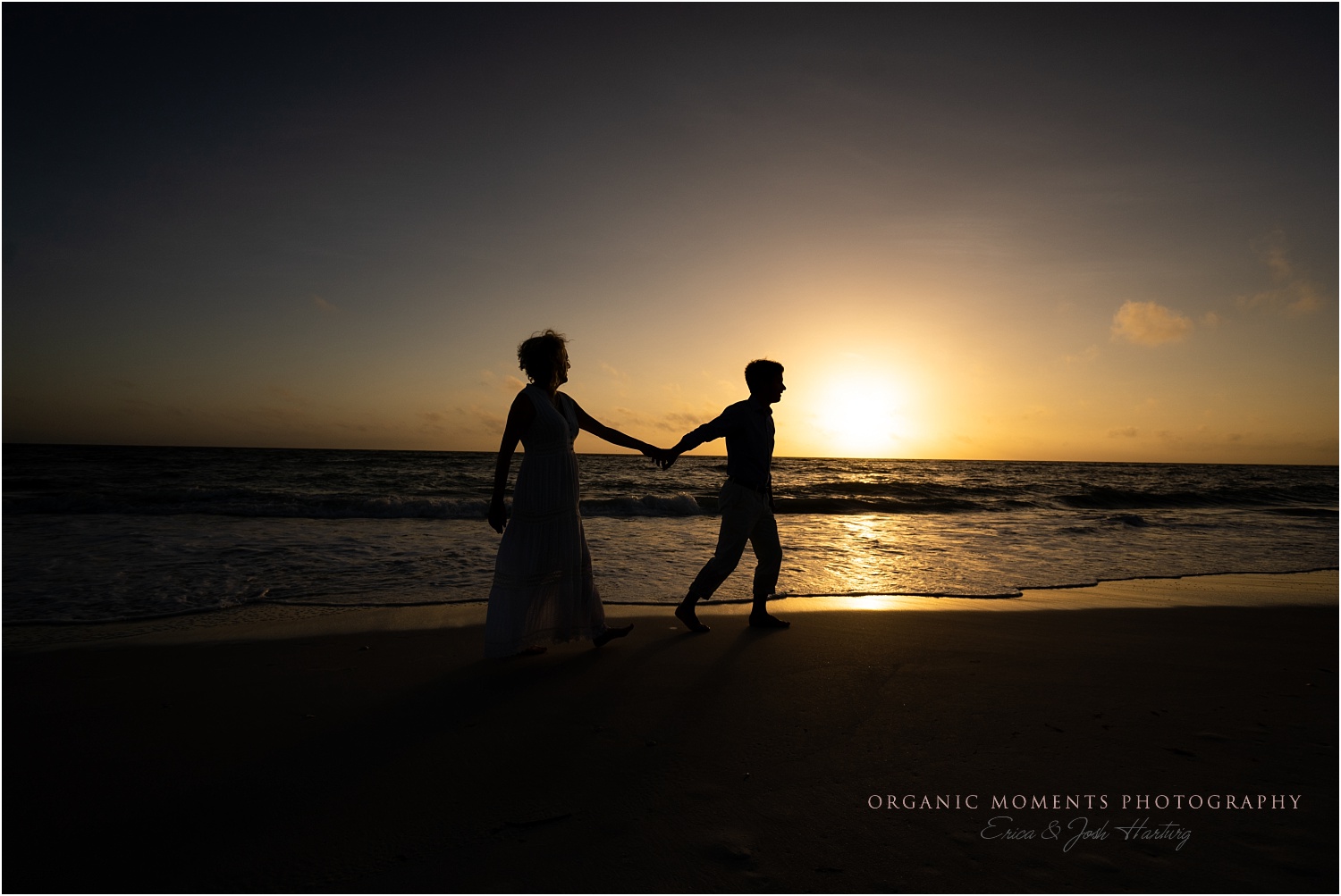 fort myers beach engagement organic moments photography