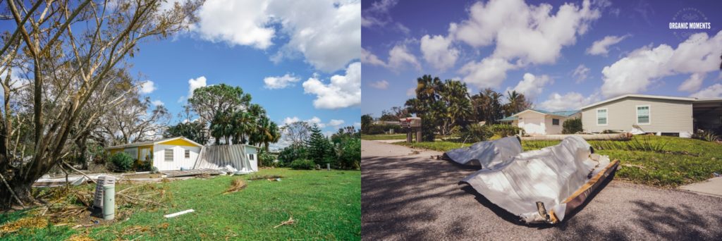 Naples, FL Hurricane Irma Damage Organic Moments Photography