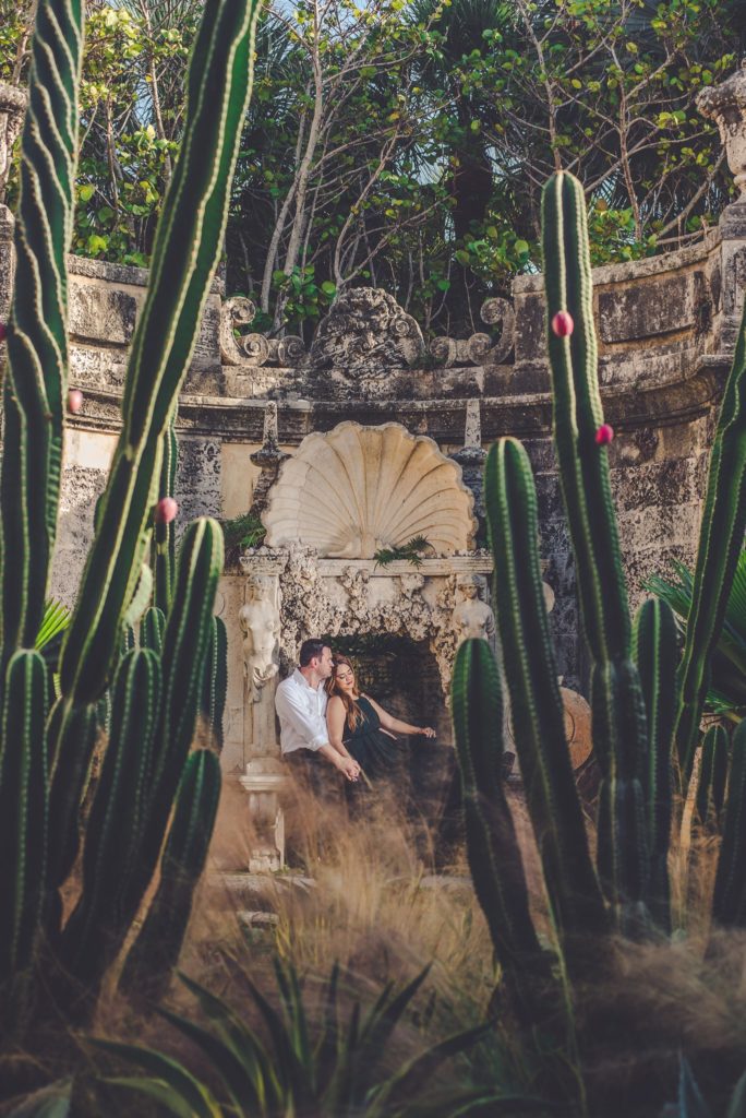 Vizcaya Museum and Gardens Miami Engagement Session Organic Moments Photography