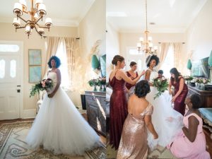 New Orleans Wedding - Bride Getting Ready Organic Moments Photography