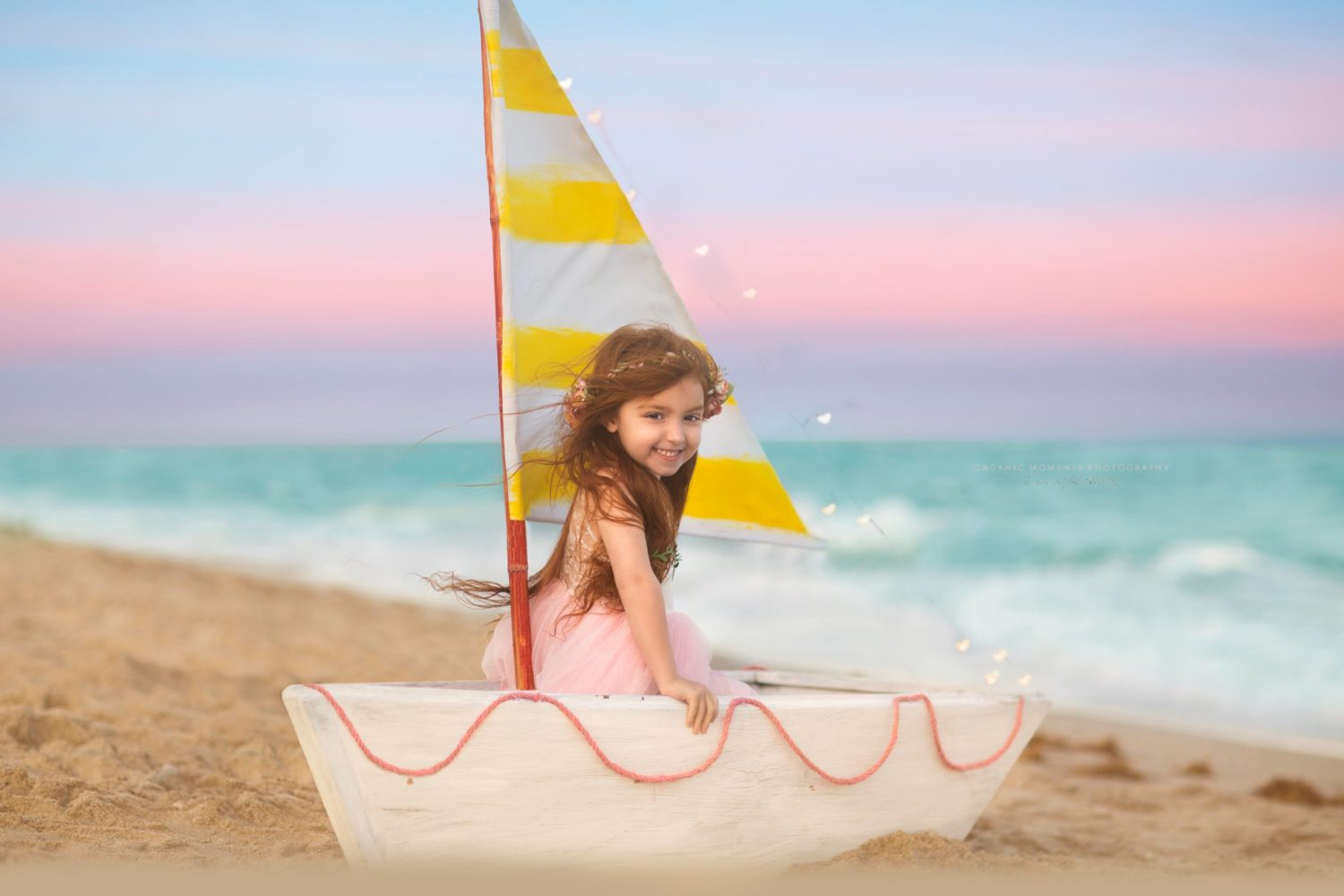 beach-boat-kids-sunset