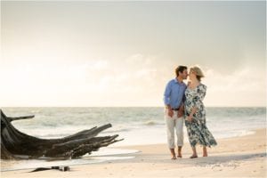fort myers beach engagement organic moments photography