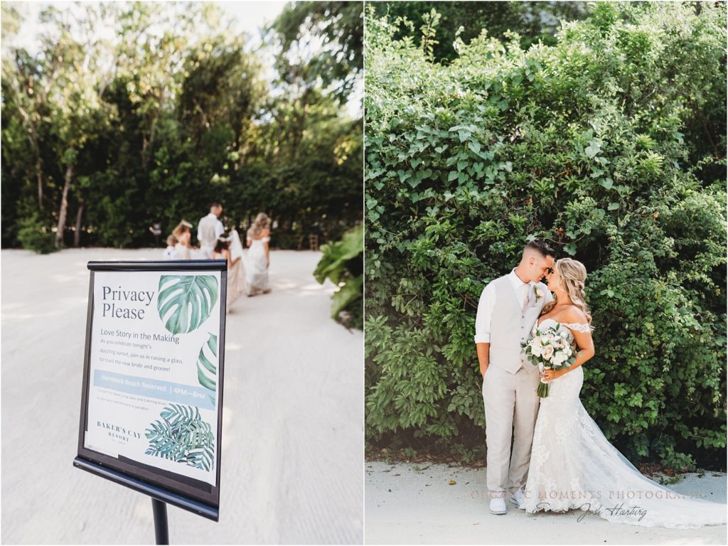 Jessika & Brian's Baker's Cay Resort Wedding Organic Moments Photography